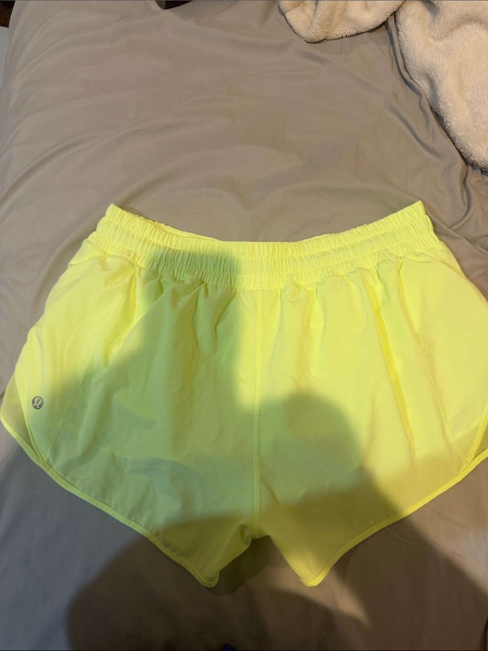 lululemon athletica Neon Yellow Women's Athletic Skort - Picture 2 of 3
